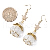 Angel Star Handmade Glass Seed Beads & Glass Dangle Earrings for Women EJEW-MZ00393-10-3