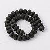 Synthetic Lava Rock Bead Strands G-N0092-18-2