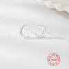 Moon S925 Sterling Silver Stud Earrings UD3034-3
