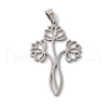 Non-Tarnish 304 Stainless Steel Pendants STAS-U010-12P-1