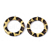 Imitation Leather Pendants WOVE-S118-08C-2