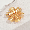 Elegant Flower Brass Brooch for Women EA0898-4