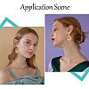 CREATCABIN 20Pcs Brass Stud Earring Findings DIY-CN0002-45-5