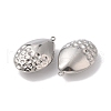 Non-Tarnish 304 Stainless Steel Pendants STAS-C073-02P-3
