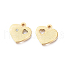 Ion Plating(IP) 304 Stainless Steel Charms STAS-L245-001G-2