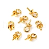 Vacuum Plating 304 Stainless Steel Cup Pearl Peg Bails Pin Pendants STAS-I120-56-G-5