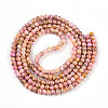 Baking Painted Glass Beads Strands X1-DGLA-N003-4mm-B02-3