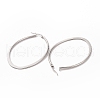 304 Stainless Steel Hoop Earring EJEW-P066-42P-2