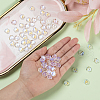 100Pcs Transparent Glass Beads GLAA-CJ0001-54-6