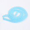 Transparent Glass Bead Strands GLAA-S031-8mm-21-2