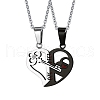 2Pcs 2 Style Word 1314 520 Couple Necklaces Sets VALE-PW0001-011EB-1-2