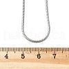 Tarnish Resistant 304 Stainless Steel Snake Chain Necklaces STAS-M174-017P-4