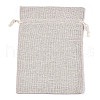 Cotton Cloth Packing Pouches Drawstring Bags ABAG-R011-17X23-01-1