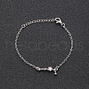 12 Constellations Alloy Rhinestone Link Bracelets WG43B2B-22-1