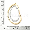 304 Stainless Steel Big Pendants STAS-S182-01GP-3