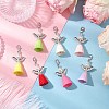 Angel Acrylic Pendant Decorations HJEW-JM03162-05-1
