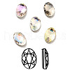 K9 Glass Rhinestone Cabochons RGLA-F067-A-1