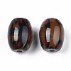 Two Tone Acrylic Beads OACR-S038-024-2