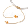Glass Seed Beads Braided Bracelets BJEW-MZ00176-03-5