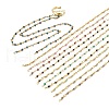Brass Chain Necklace Making KK-K337-13G-1