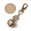 Iron Bell Pendant Decoration HJEW-JM02276-01-3