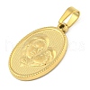 Ion Plating(IP) 304 Stainless Steel Pendants STAS-B071-02A-08G-2