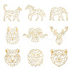 Nickel Decoration Stickers DIY-WH0450-079-1