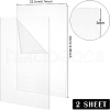 Transparent Acrylic Plates DIY-WH0016-54A-2