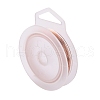 Round Copper Wire for Jewelry Making CWIR-WH0001-0.3mm-02-1-1