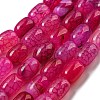 Natural Dragon Veins Agate Beads Strands G-A223-D11-01F-2