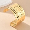 304 Stainless Steel Cuff Bangles for Women AJEW-P127-21G-1