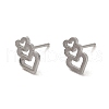 Non-Tarnish 304 Stainless Steel Stud Earrings EJEW-P244-10P-1