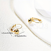 Fashionable Classic Round Brass Hoop Earrings ZP8922-6