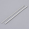 Brass Rhinestone Cup Chains Tassel Big Pendants KK-R129-10S-2