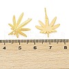 Brass Stud Earring Findings KK-Z099-04G-01-3