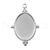 Non-Tarnish 304 Stainless Steel Pendant Cabochon Setting PW-WGAAEF3-01-1