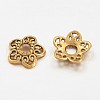 Tibetan Style Alloy Bead Caps X-GLF10597Y-NF-2