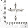 Brass Micro Pave Clear Cubic Zirconia Pendants KK-L228-01P-04-3