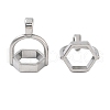 Non-Tarnish 304 Stainless Steel Bead Cap Bails STAS-L082-016P-1