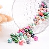Round Natural Wood Beads X-WOOD-Q017-8mm-M-WH-3