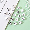 Opaque White Acrylic Beads SACR-YW0001-21B-6