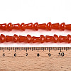 Baking Painted Glass Beads Strands DGLA-N007-01B-4