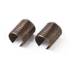 Iron Fold Over Crimp Head Clips without Loop IFIN-WH0051-62AB-2