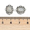 Brass Pave Natural White African Opal Multi-Strand Links G-C172-10P-3