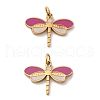 304 Stainless Steel Enamel Charms STAS-U061-24G-C-1