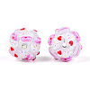Round Resin Beads RESI-T059-02B-2