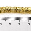 Electroplated Natural Lava Rock Beads Strands G-I360-A01-01-4