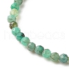 3.5MM Natural Emerald Quartz Round Beads Stretch Bracelet for Women BJEW-JB07413-5