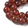 Natural Orange Garnet Beads Strands G-G271-B01-8mm-4