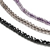 Natural Mixed Gemstone Beads Strands G-RM2025-17A-2mm-4